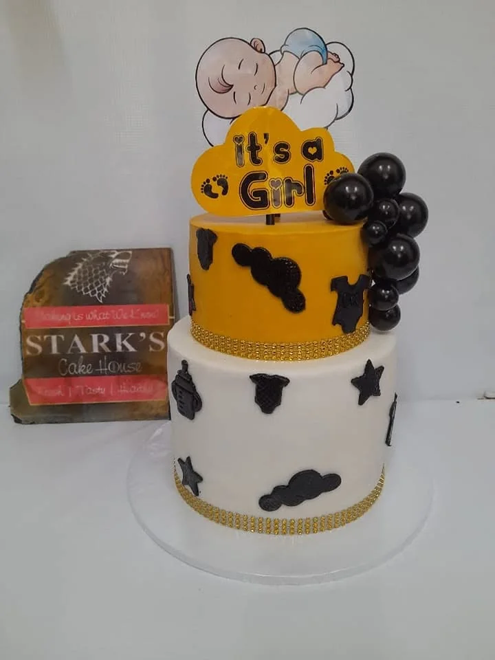Baby girl celebration cake by Stark’s Cake House in Turkana