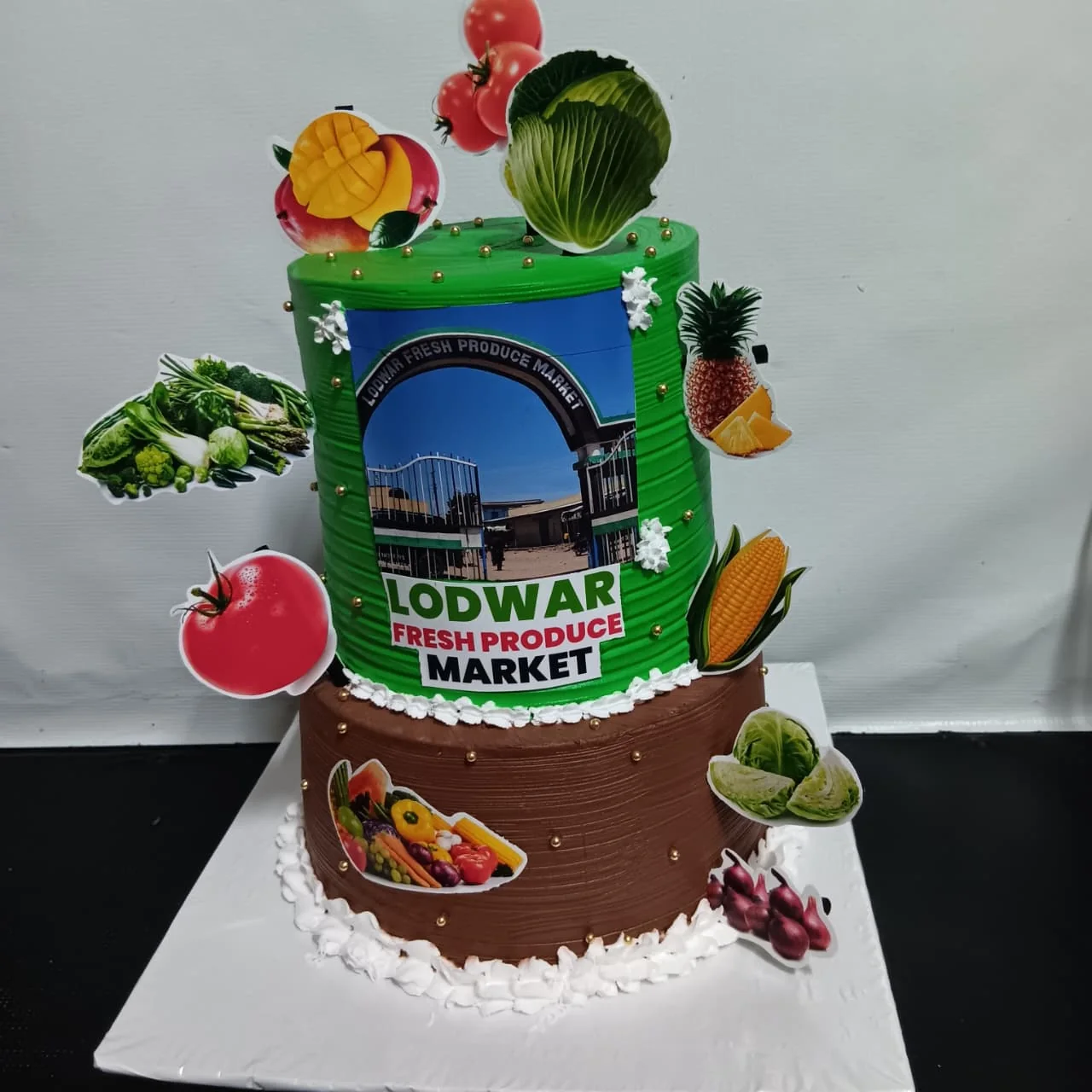 Corporate market celebration cake by Stark’s Cake House in Turkana